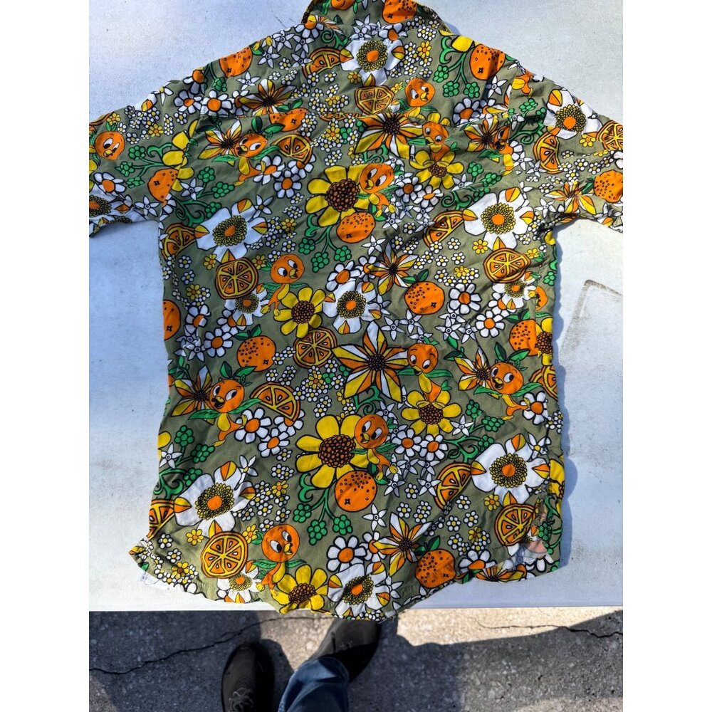 Walt Disney World Vault Collection 50 Orange Bird button-up shirt (Size XS) - Picture 7 of 9